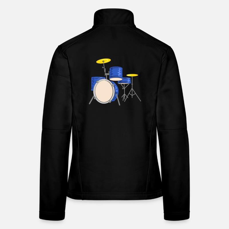 schlagzeug drummer musiker Frauen Softshelljacke