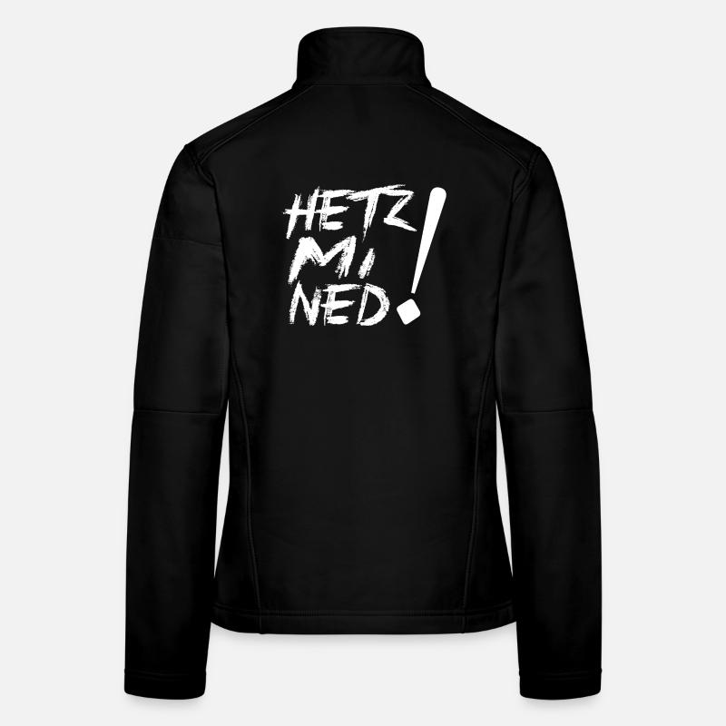 HETZ MI NED! Frauen Softshelljacke