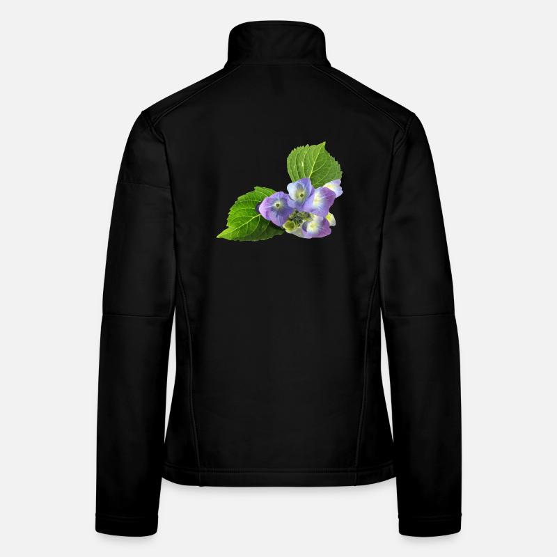fleur Veste en tissu softshell Femme