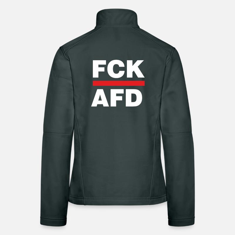 FCKAFD Gegenprotest Frauen Softshelljacke