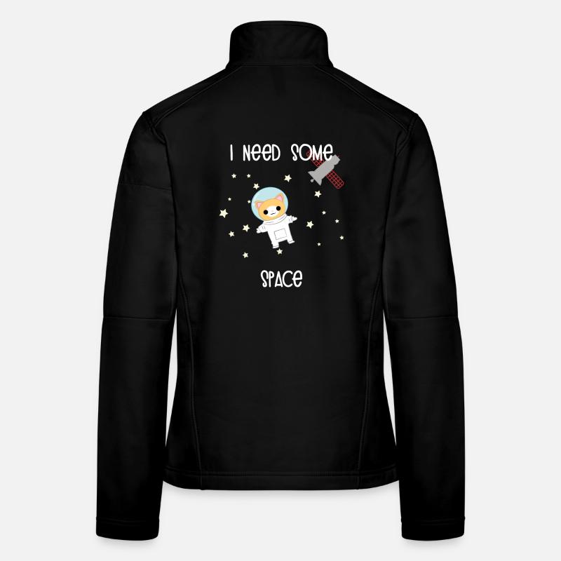 Chat scientifique Veste en tissu softshell Femme