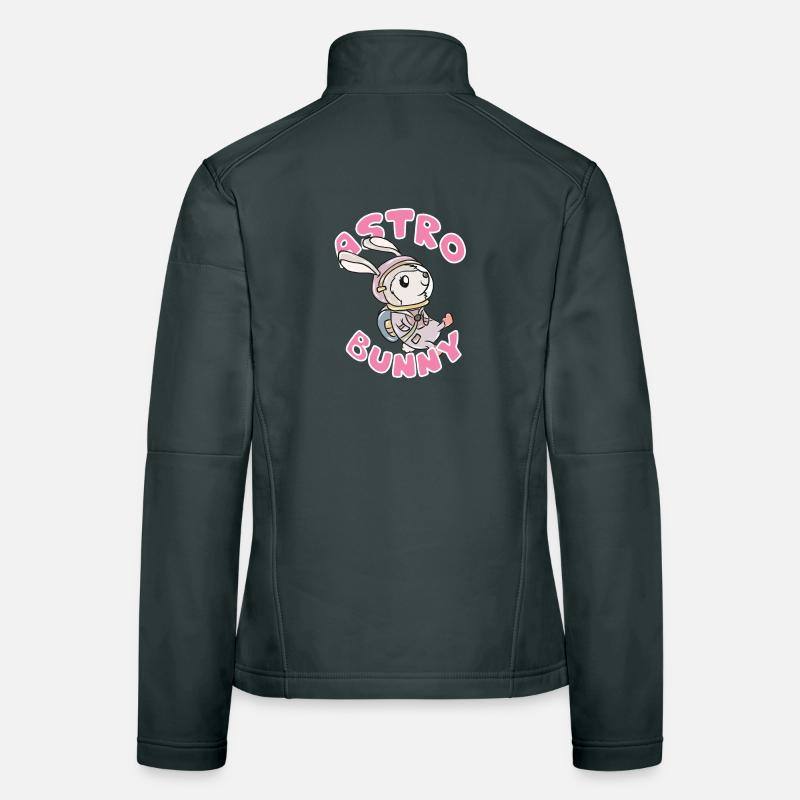 Astronaut bunny Women's Softshell Jacket