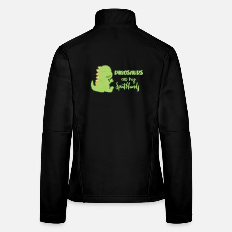 dinosaure Veste en tissu softshell Femme