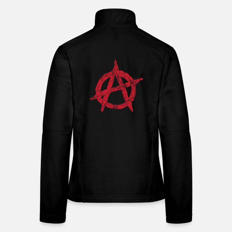 Anarchy symbol Anarchy anarchy anarchy anarchy Women's Softshell Jacket
