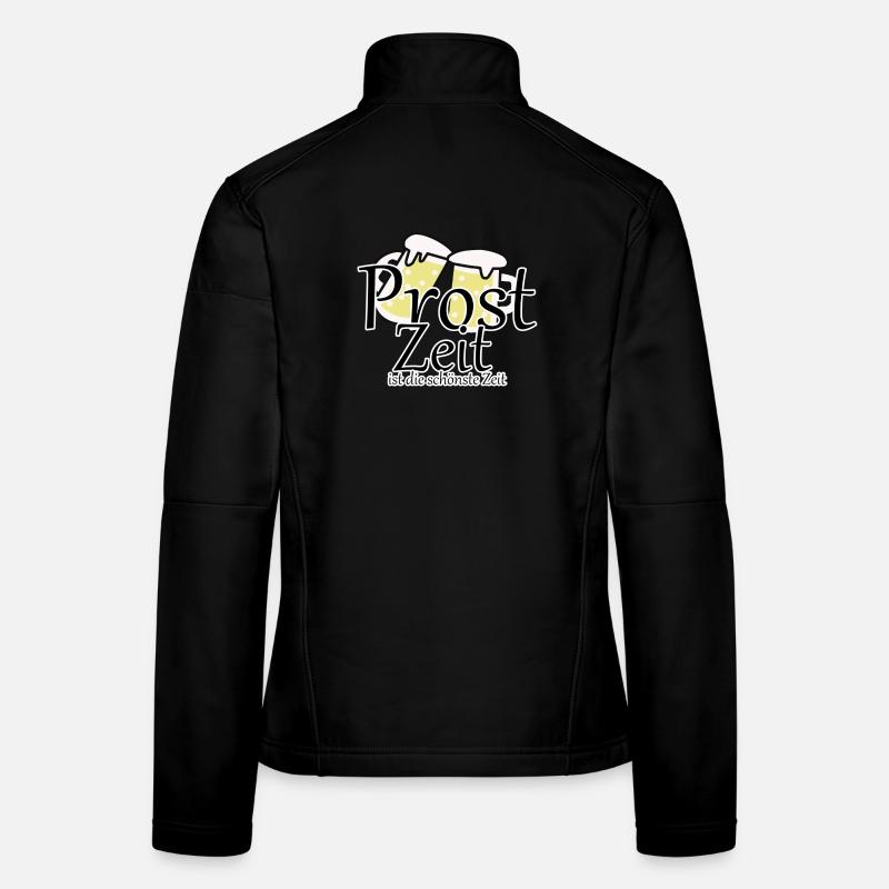 Prost Bier Biergarten Spruch Frauen Softshelljacke