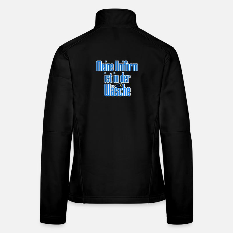 Uniform Wäsche Polizei Polizist lustig Spruch Frauen Softshelljacke