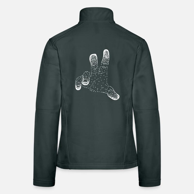 main Veste en tissu softshell Femme