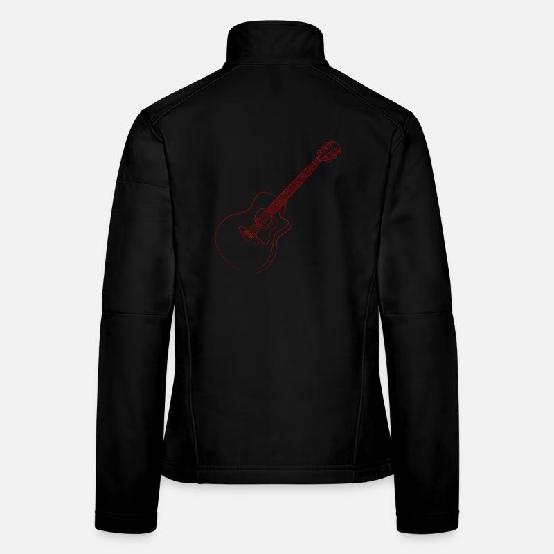 guitar Women's Softshell Jacket