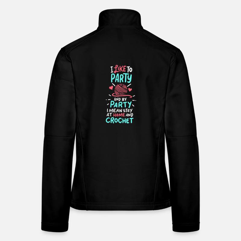 Crocheting Knitting for a Crocheter Women's Softshell Jacket