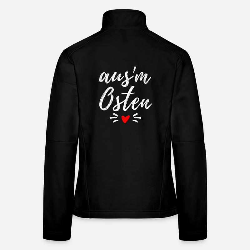 Osten - Ossi - Ost Deutschland - Mauerfall Frauen Softshelljacke