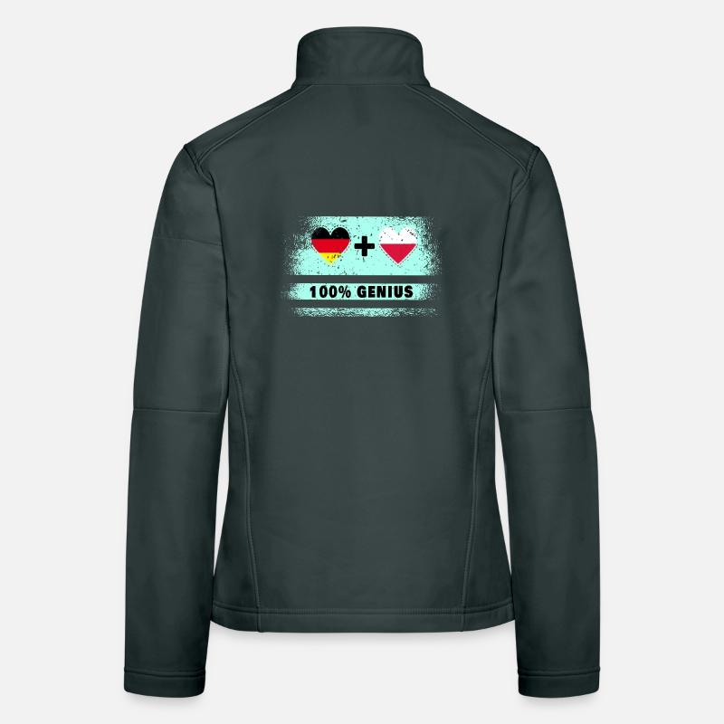 Germany and Poland 100% Ingenious / Gift Women's Softshell Jacket