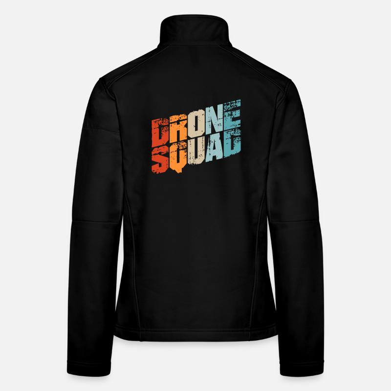 Drone / Drone Shirts / Drone Pilot Women's Softshell Jacket