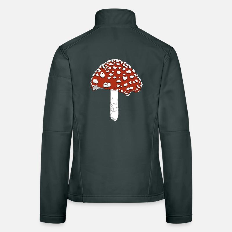Toadstool toadstool amanita Women's Softshell Jacket