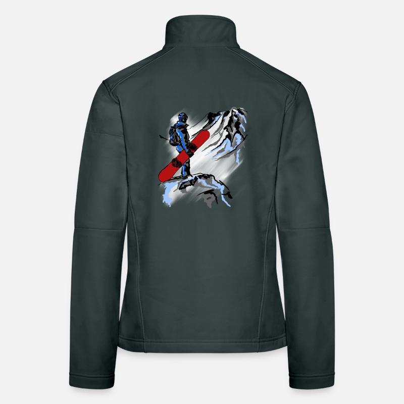 Snowboarding Frauen Softshelljacke