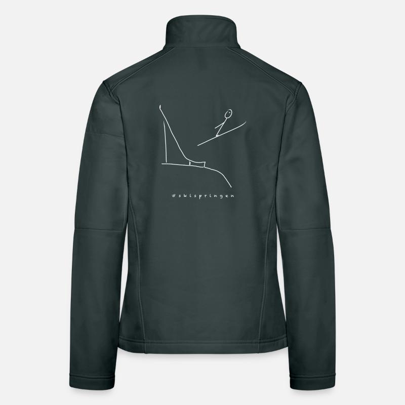 ski jumping Women's Softshell Jacket