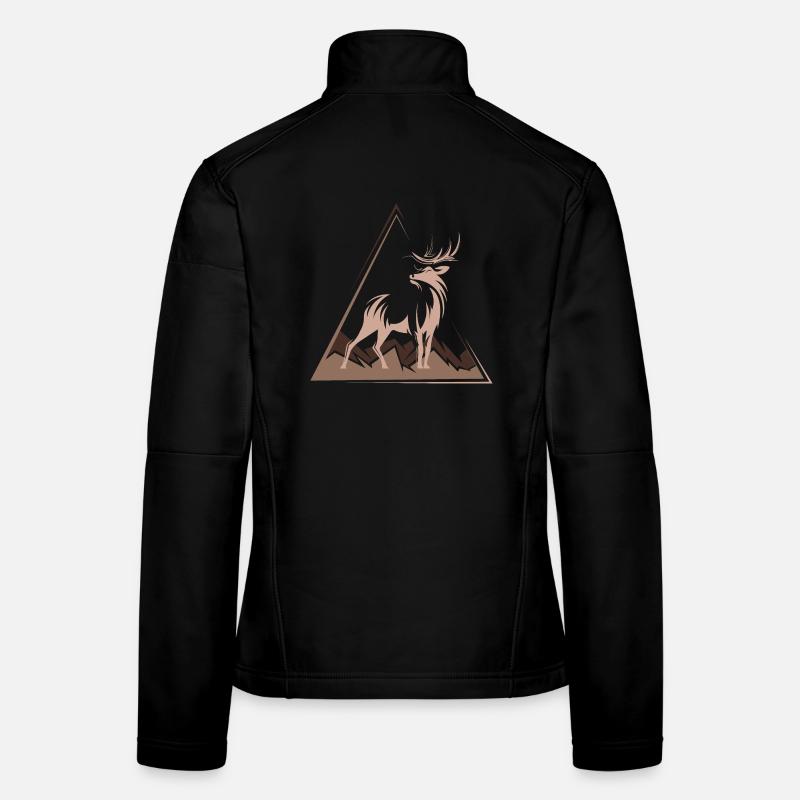 Deer Deer Xmas Christmas Gift Women's Softshell Jacket