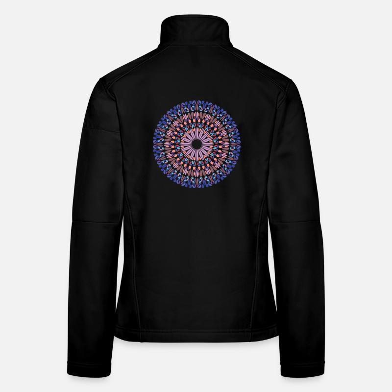 Mandala Mandala Veste en tissu softshell Femme
