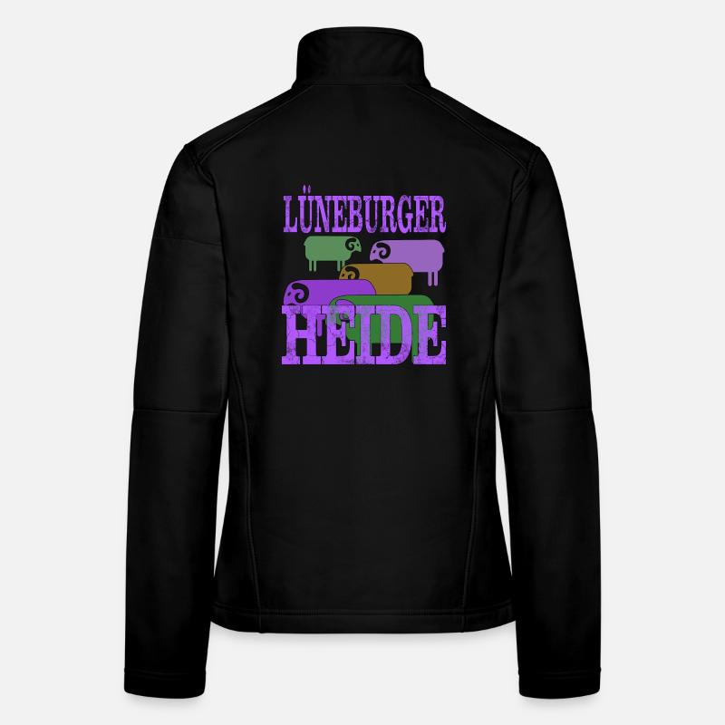 Lüneburger Heide Motiv Frauen Softshelljacke