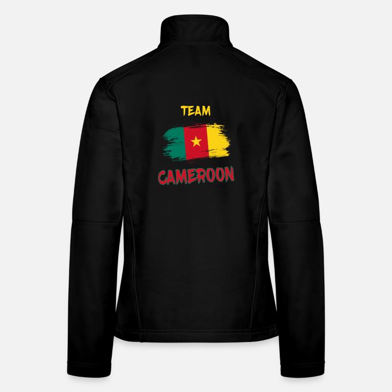 Team Kamerun / Geschenk Frauen Softshelljacke