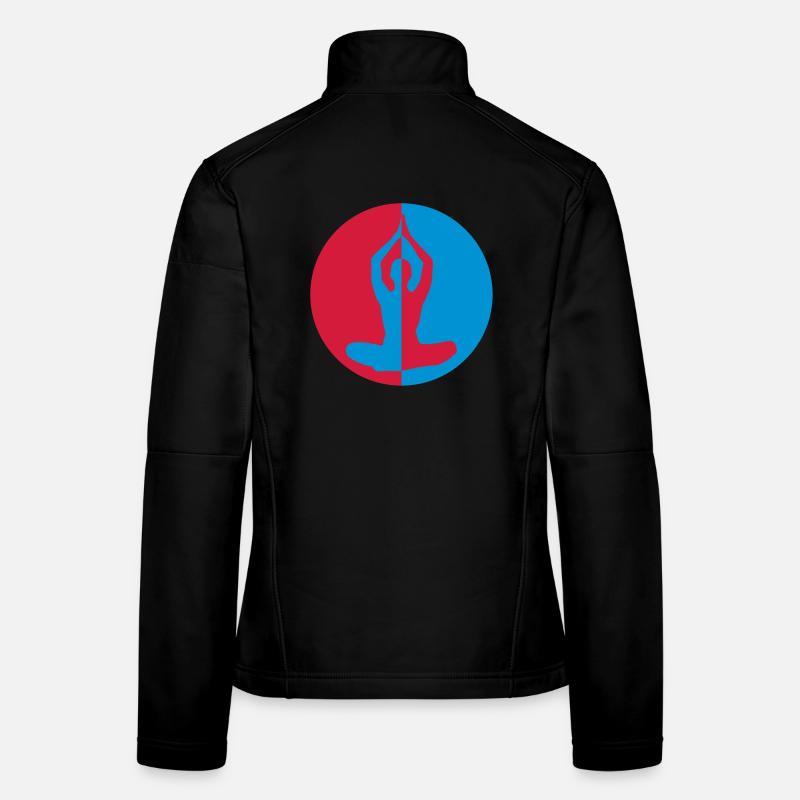 Yoga / Yogi / Bouddhisme / Bouddhiste Veste en tissu softshell Femme