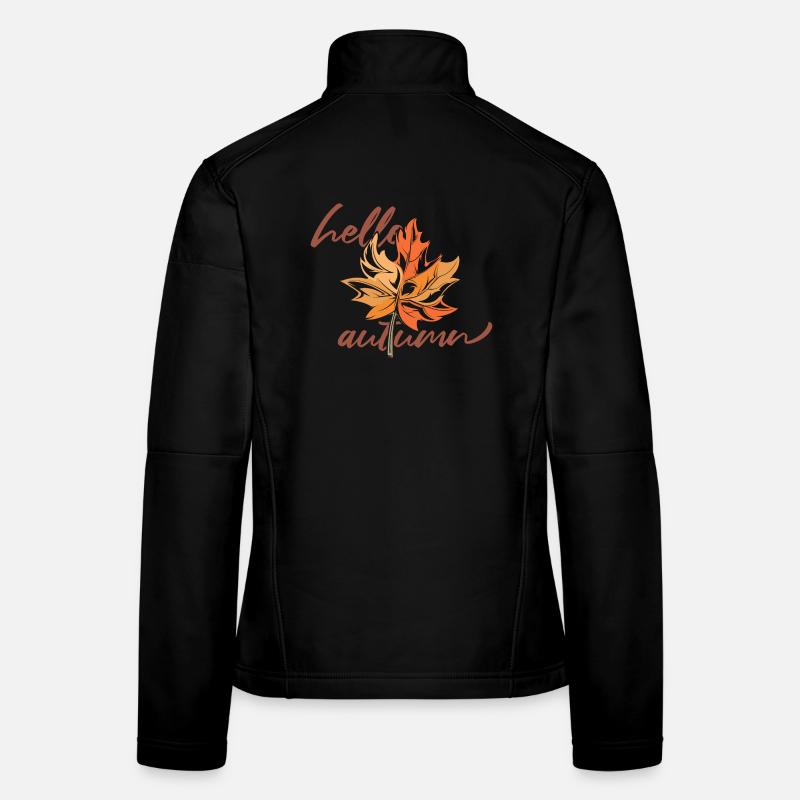 ahorn blatt mapleleaf herbst autumn Frauen Softshelljacke