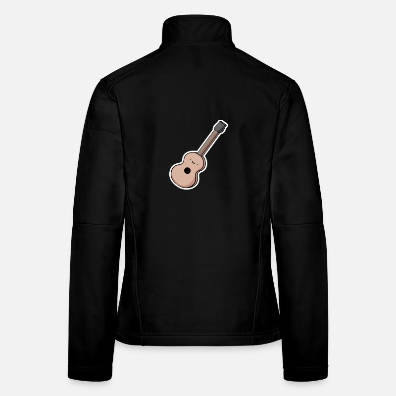 guitare Veste en tissu softshell Femme