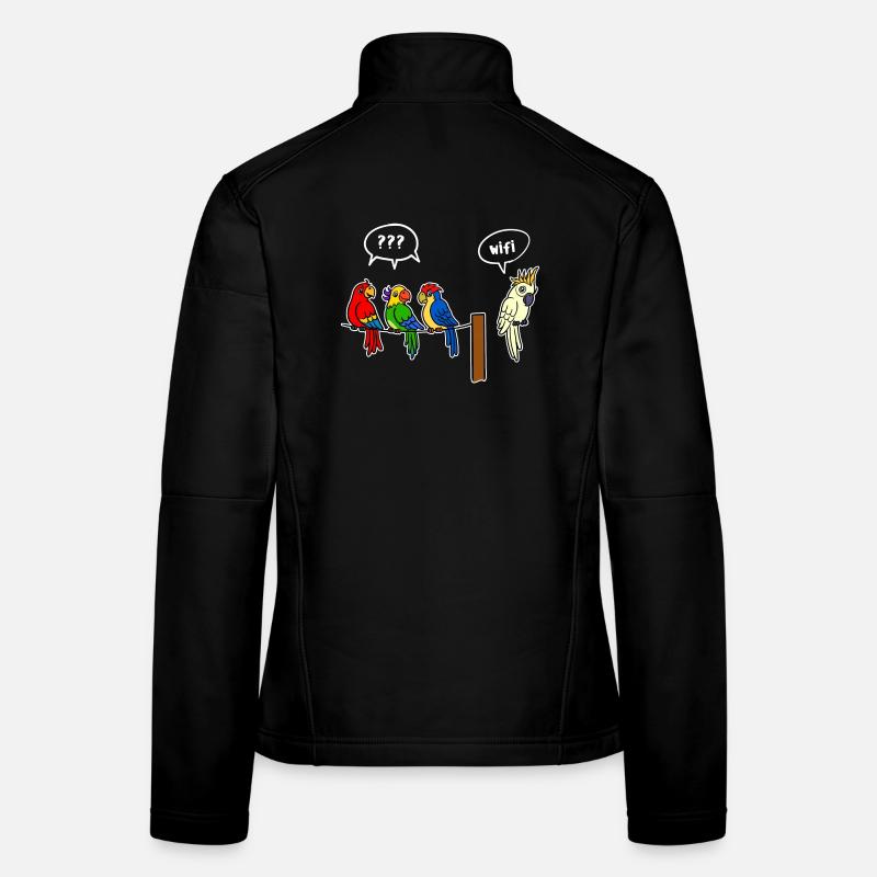 Wifi Wireless Internet Wireless Internet Funny Humor Women's Softshell Jacket