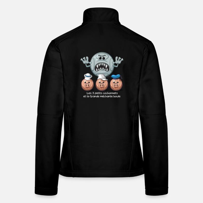Les 3 petits cochonnets Frauen Softshelljacke