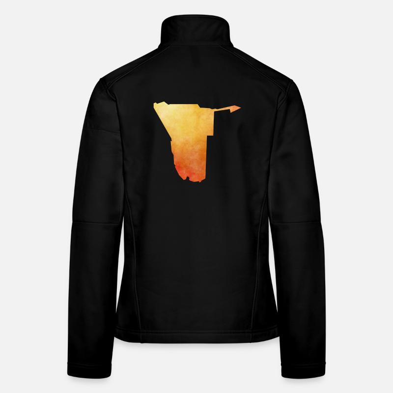 Namibia - Frauen Softshelljacke - Schwarz