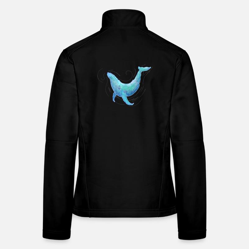 Humpback Whale Frauen Softshelljacke
