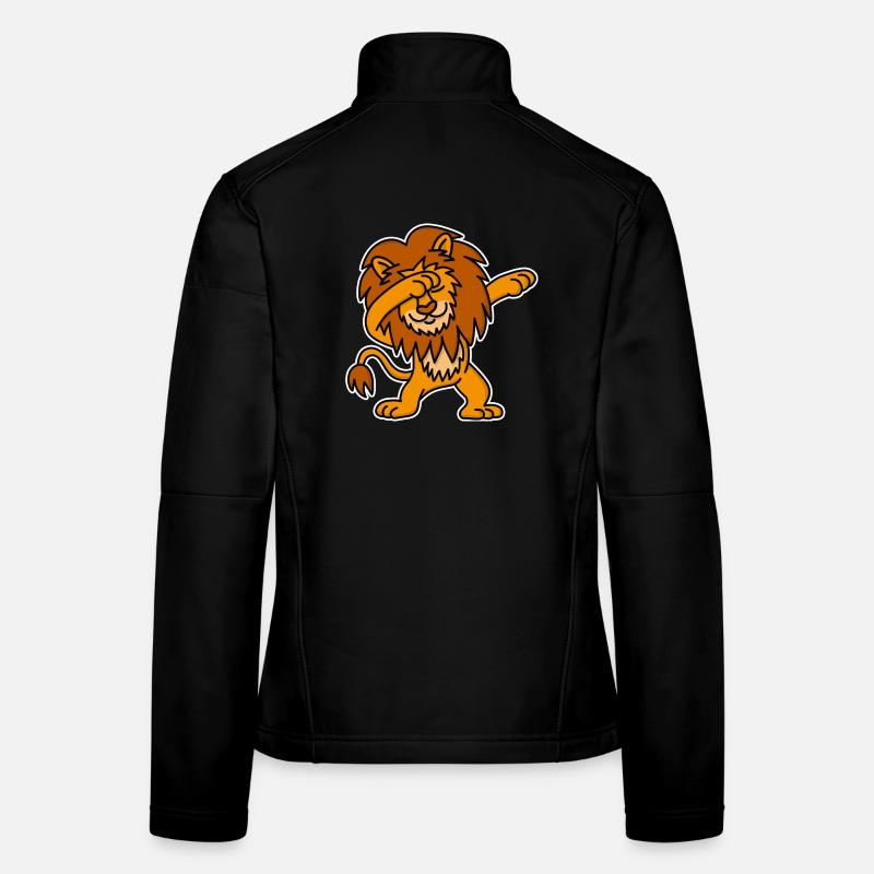 Dab dabbing Löwe tanzen lustig Kinder Geschenk Frauen Softshelljacke