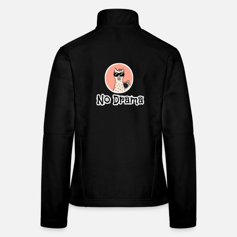 PAS DE DRAME LAMA Veste en tissu softshell Femme