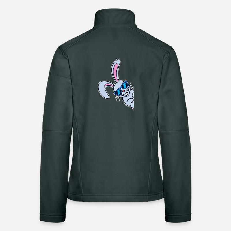 Cool Easter Bunny Easter Bunny Happy Easter Women's Softshell Jacket