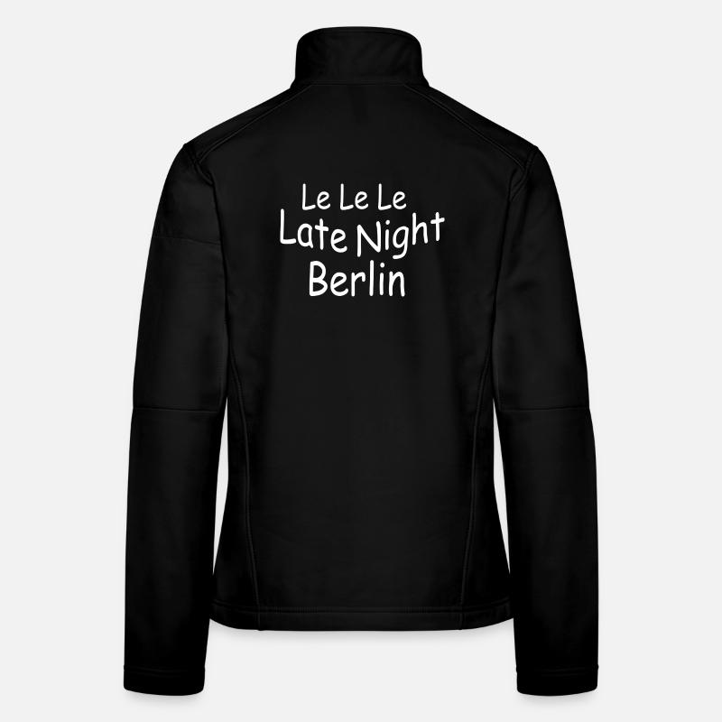 Le Le Le Late Night Berlin Veste en tissu softshell Femme