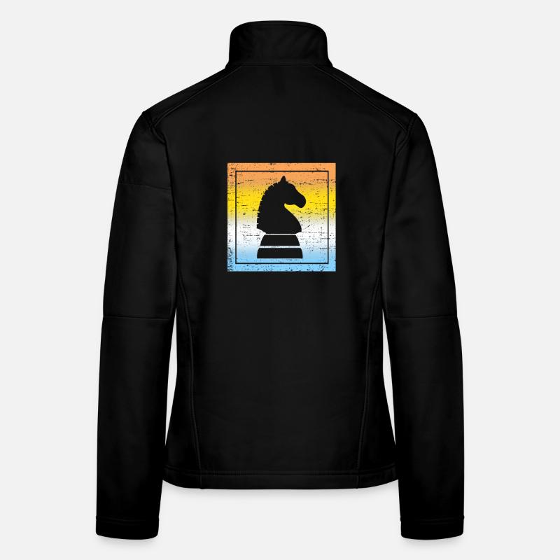 Chess horse Women's Softshell Jacket