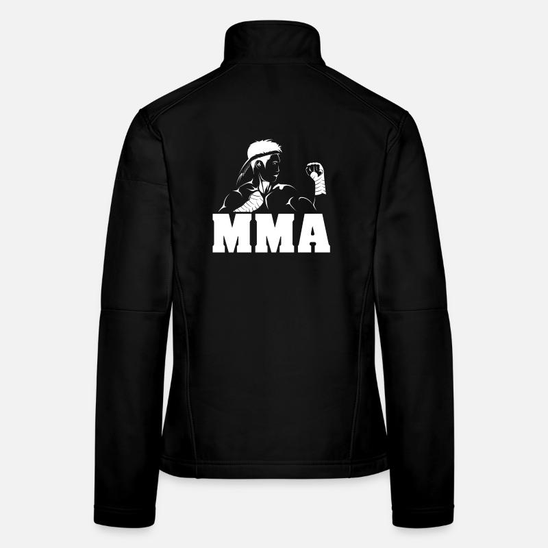 mixed martial arts symbol fighter mma Geschenk Frauen Softshelljacke