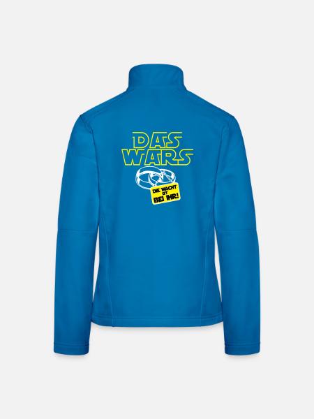 Junggesellenabschied , Das wars bei Ihr ...(25) - Frauen Softshelljacke - Schwarz - Hinten