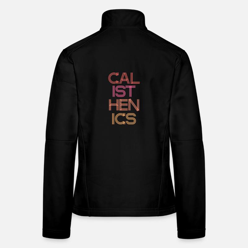 Calisthenics Neon Lettering Women's Softshell Jacket