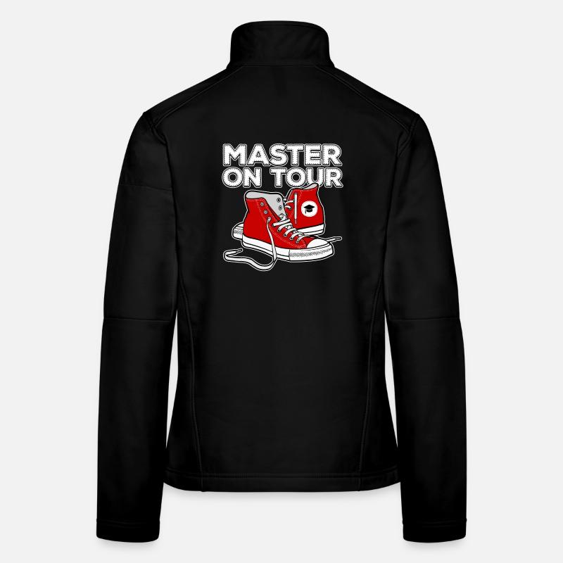 Master Uni Abschluss Schulabschluss Diplom Lustig Frauen Softshelljacke