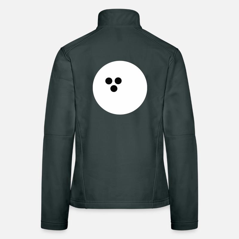 Boule de bowling, Bowling Veste en tissu softshell Femme