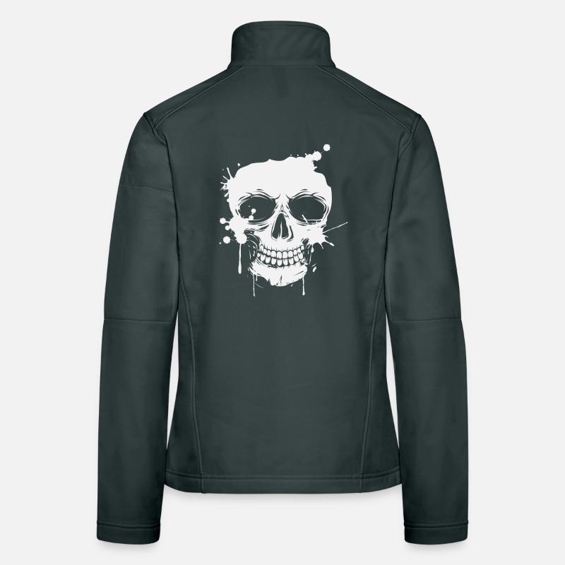Skull skull graffiti Women's Softshell Jacket