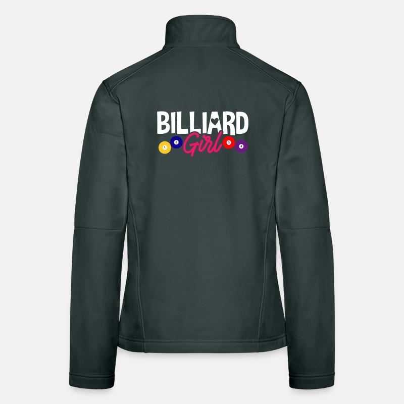 Billiards Billiards Pool Women's Softshell Jacket