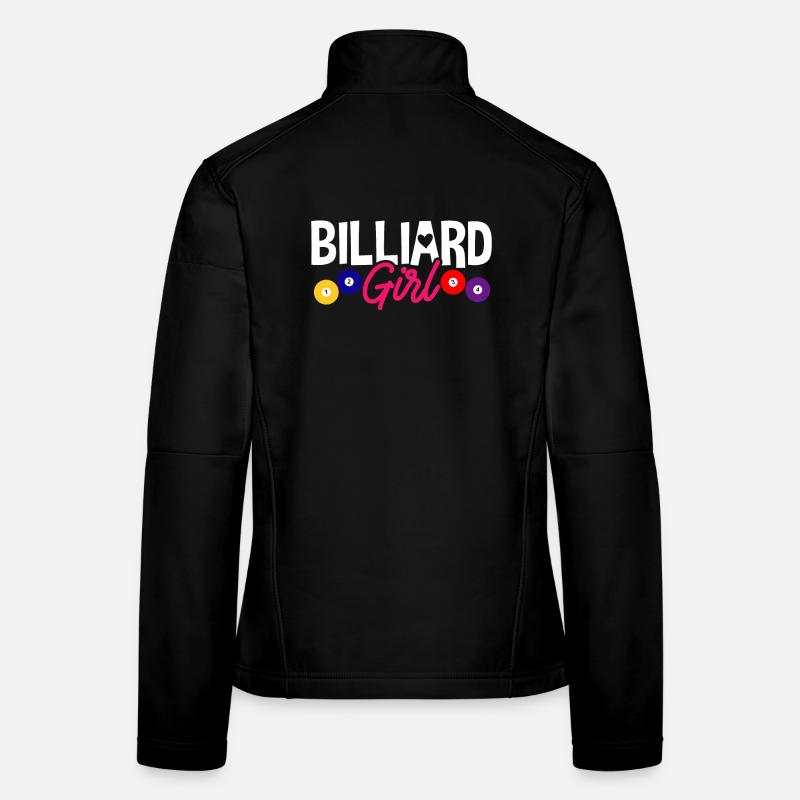 Billard Billard Pool Frauen Softshelljacke