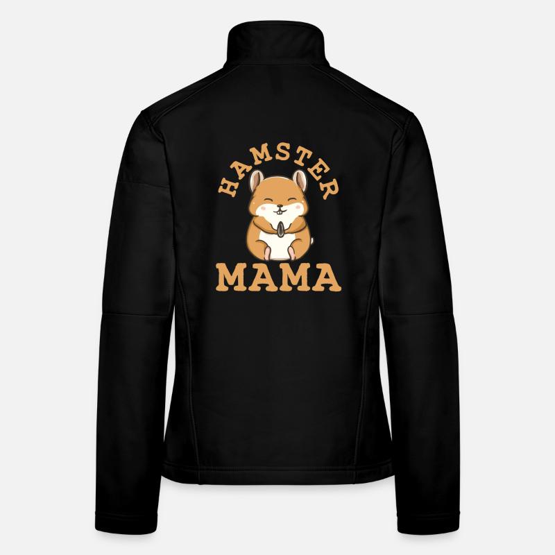 Hamster golden hamster - Women's Softshell Jacket - black