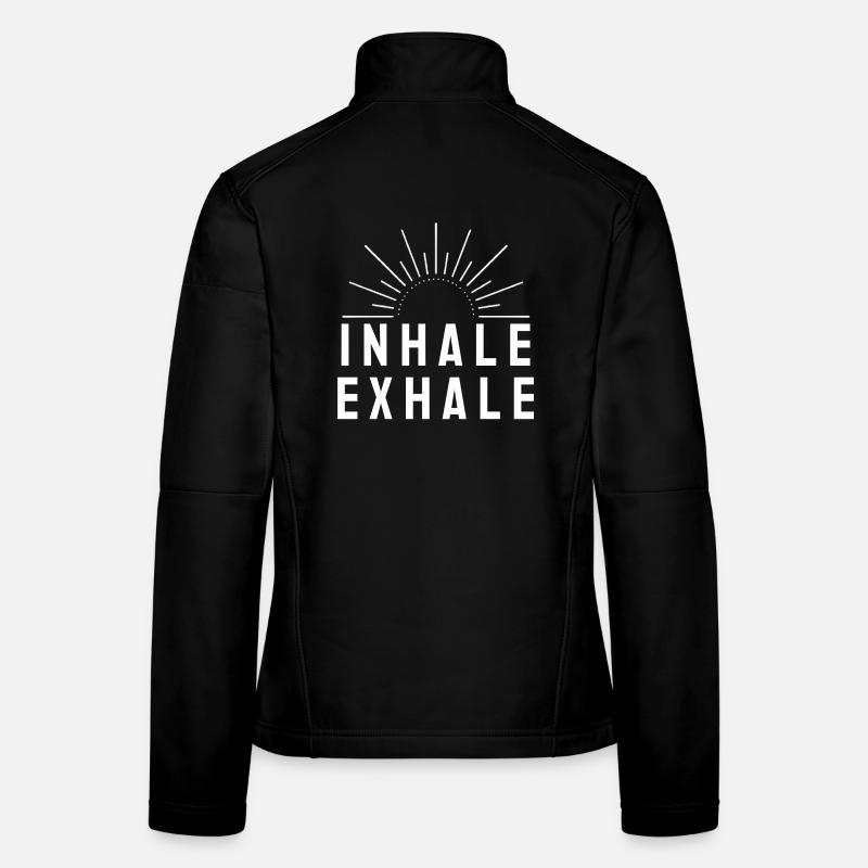 ATMEN - Frauen Softshelljacke - Schwarz