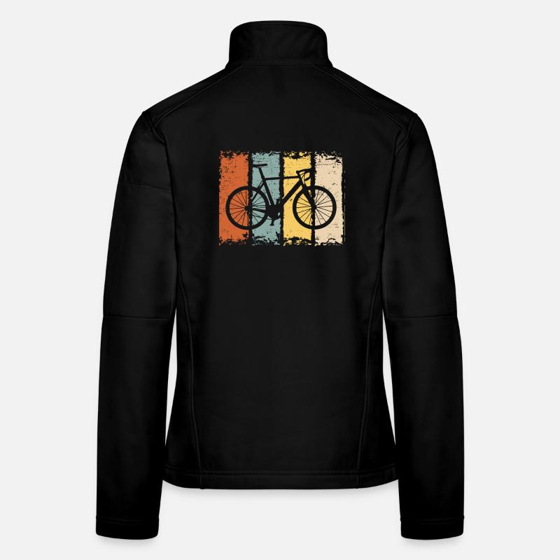Fahrrad - Frauen Softshelljacke - Schwarz