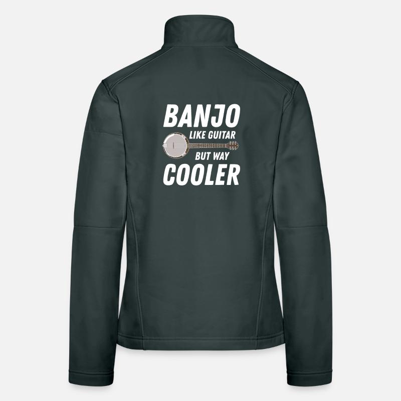 Banjo comme guitare mais beaucoup plus cool Veste en tissu softshell Femme