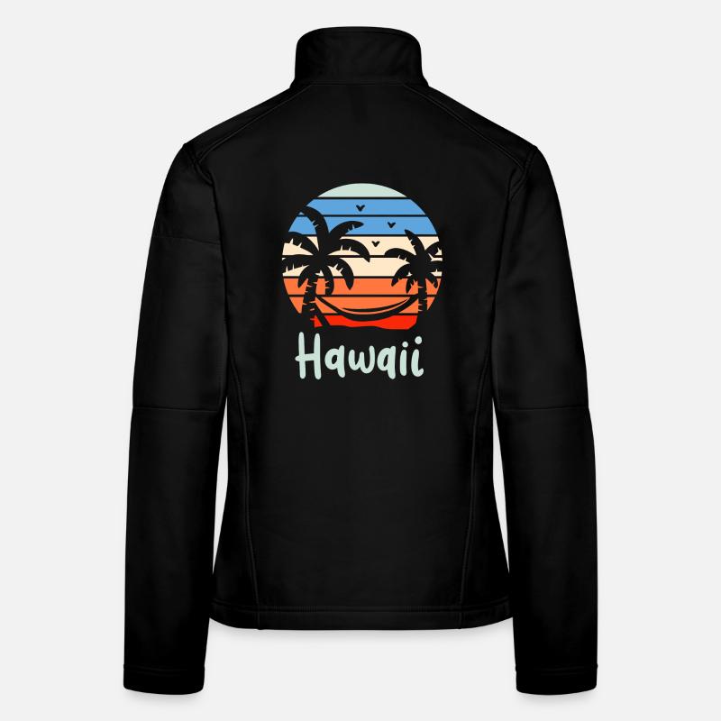 Hawaii Retro Women's Softshell Jacket