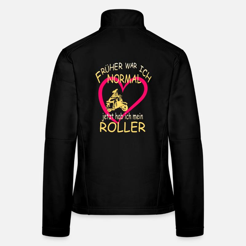 I Love Retro Roller Frauen Softshelljacke