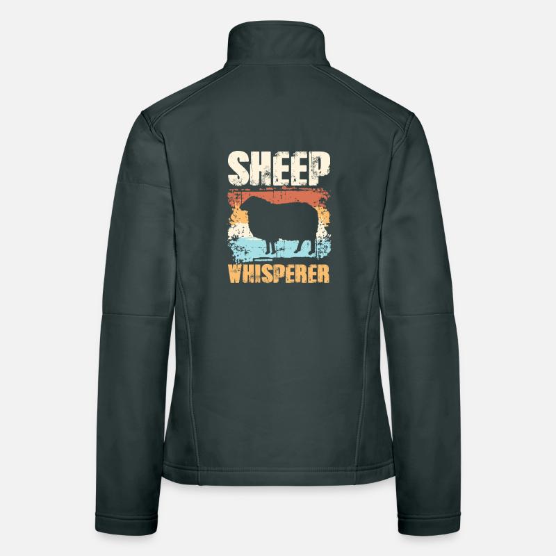 Sheep Whisperer Schafe Flüsterer Geschenk Schaf Frauen Softshelljacke
